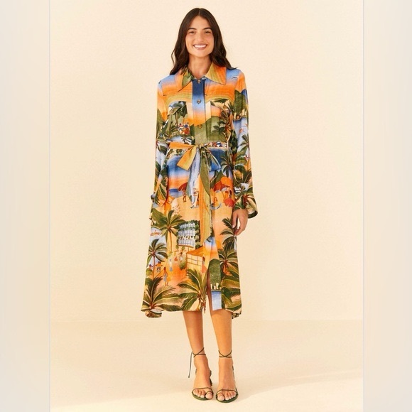 FARM Rio Dresses & Skirts - Farm Rio Carioca Midi Dress